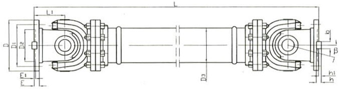 SWP D型（無(wú)伸縮短式）十字軸式萬(wàn)向聯(lián)軸器